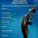 Wireless Bluetooth 5.0 Earpiece Headset Driving Trucker Earbuds Noise Cancelling