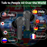 Translator Earbuds 144 Languages Real Time Online OffLine Translation Earphones