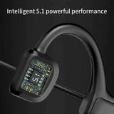 Bone Conduction Headphones Bluetooth 5.1 Wireless Earbuds Outdoor Sport Headset