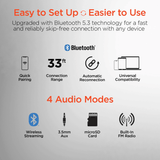 HyperGear Flip 2-in-1 Headphones Plus Speaker