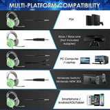 3.5mm Gaming Headset With Mic Headphone For PC Laptop Mac Nintendo PS4 Xbox One