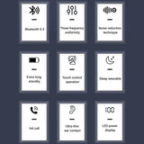 Micro Invisibles Audifonos Bluetooth Inalambricos Para Dormir Ducha Auriculares
