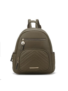 MKF Collection Romana Vegan Leather Women Backpack by Mia k
