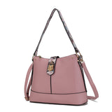 MKF Collection Ezra Snake embossed Vegan Leather Women Shoulder Handbag by Mia K