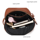 MKF Collection Romana Vegan Leather Women Backpack by Mia k